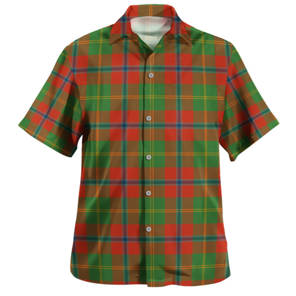 Hutcheson Ancient Clan Badge Tartan Hawaiian Shirt