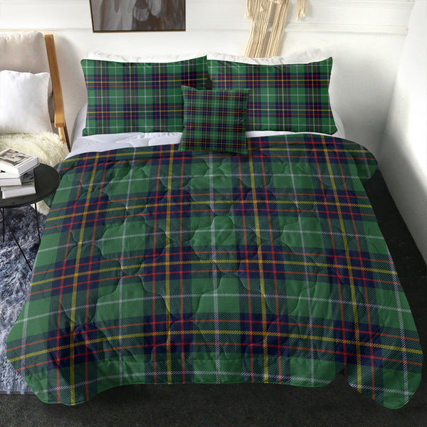 Inglis Modern Clan Badge Tartan Comforter