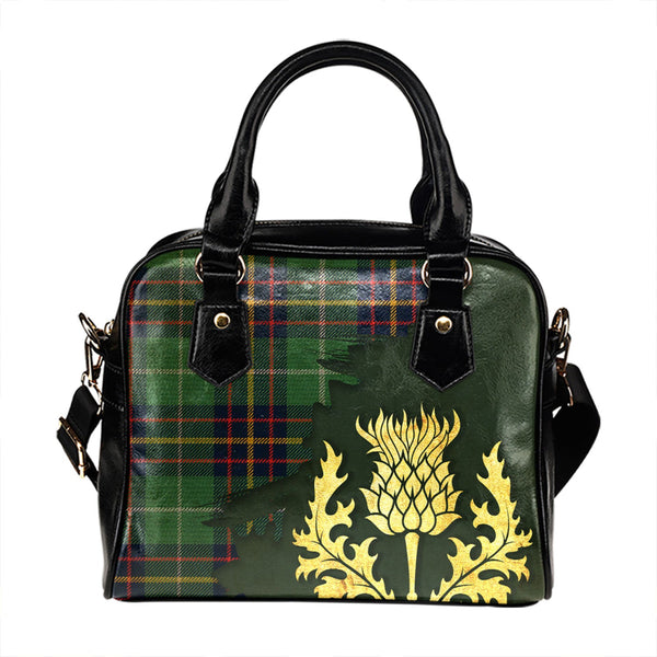 Inglis Modern Tartan Shoulder Handbag Thistle Oldest Style