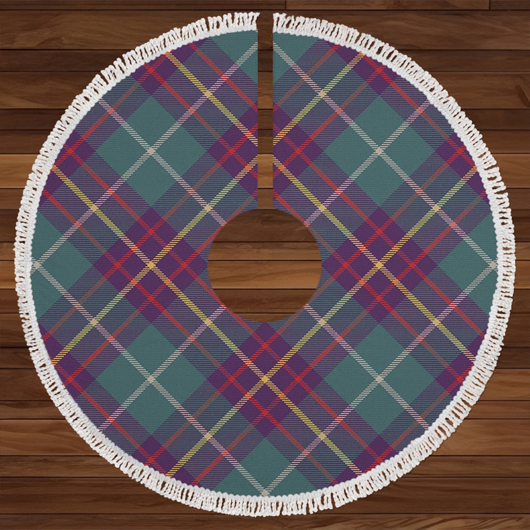 Inglis Weathered Clan Badge Tartan Christmas Tree Skirt