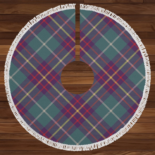 Inglis Weathered Clan Badge Tartan Christmas Tree Skirt