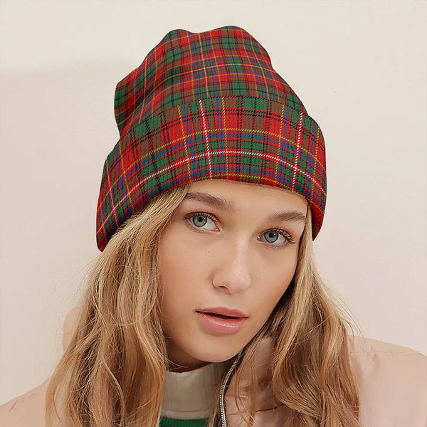 Innes Clan Badge Tartan Knitted Beanie