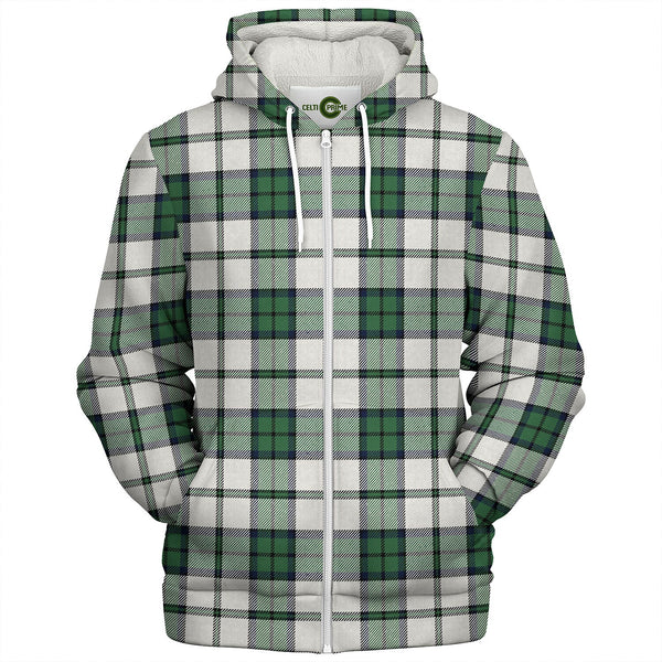 Innes Green Dress Modern Tartan Sherpa Hoodie