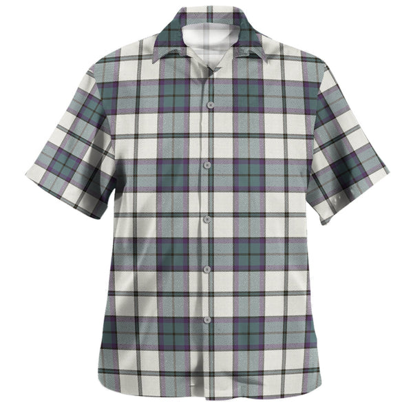 Innes Green Dress Weathered Tartan Hawaiian Shirt