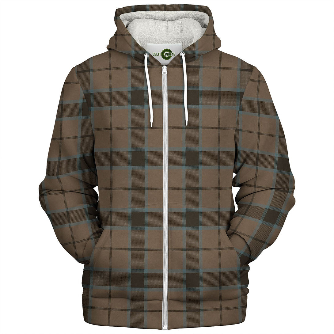 Innes Hunting Lyon Weathered Tartan Sherpa Hoodie