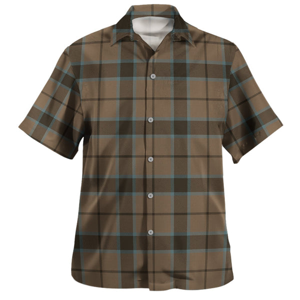 Innes Hunting Lyon Weathered Tartan Hawaiian Shirt