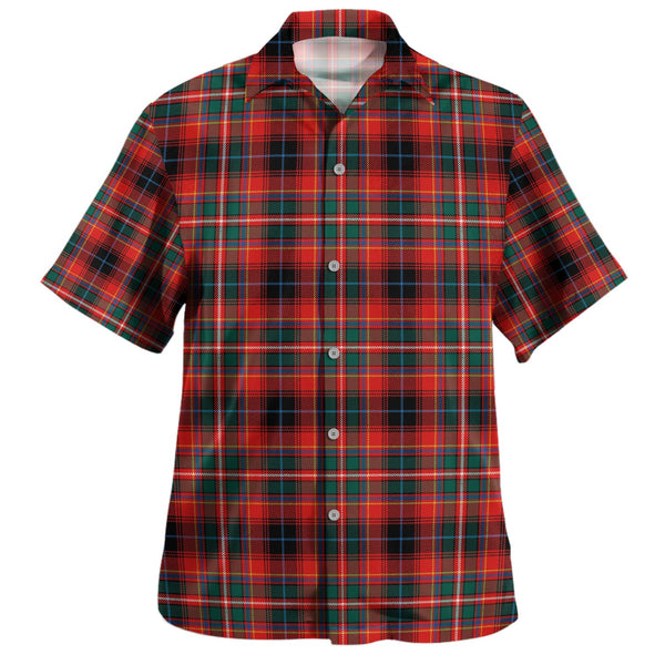 Innes Red Modern Clan Badge Tartan Hawaiian Shirt