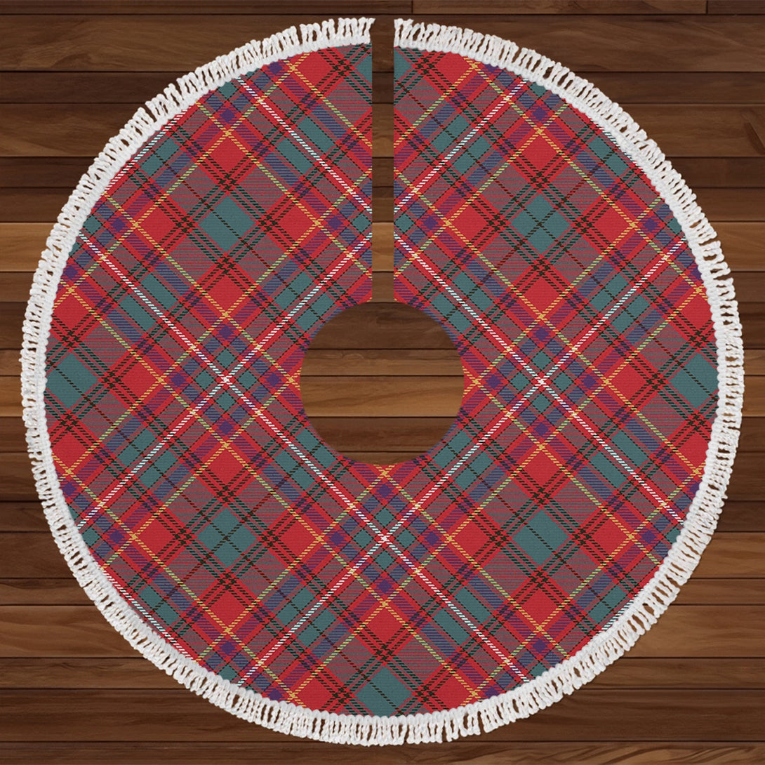 Innes Weathered Tartan Christmas Tree Skirt