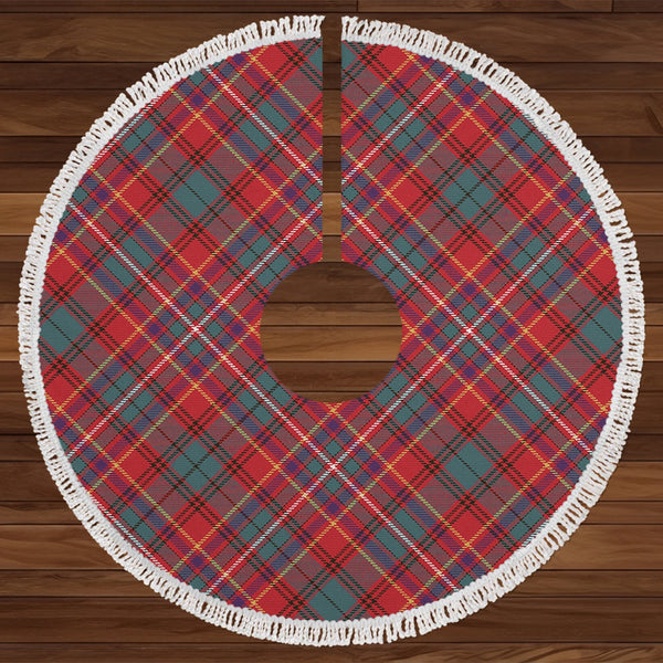 Innes Weathered Tartan Christmas Tree Skirt