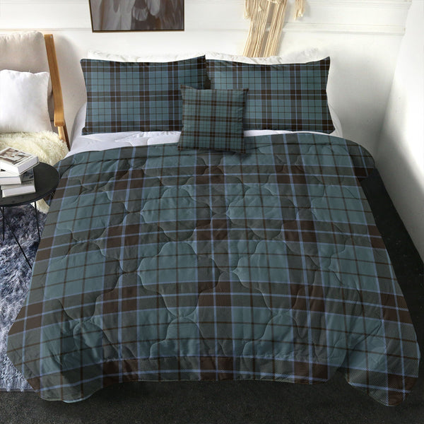 Innes (Georgina) Weathered Clan Badge Tartan Comforter