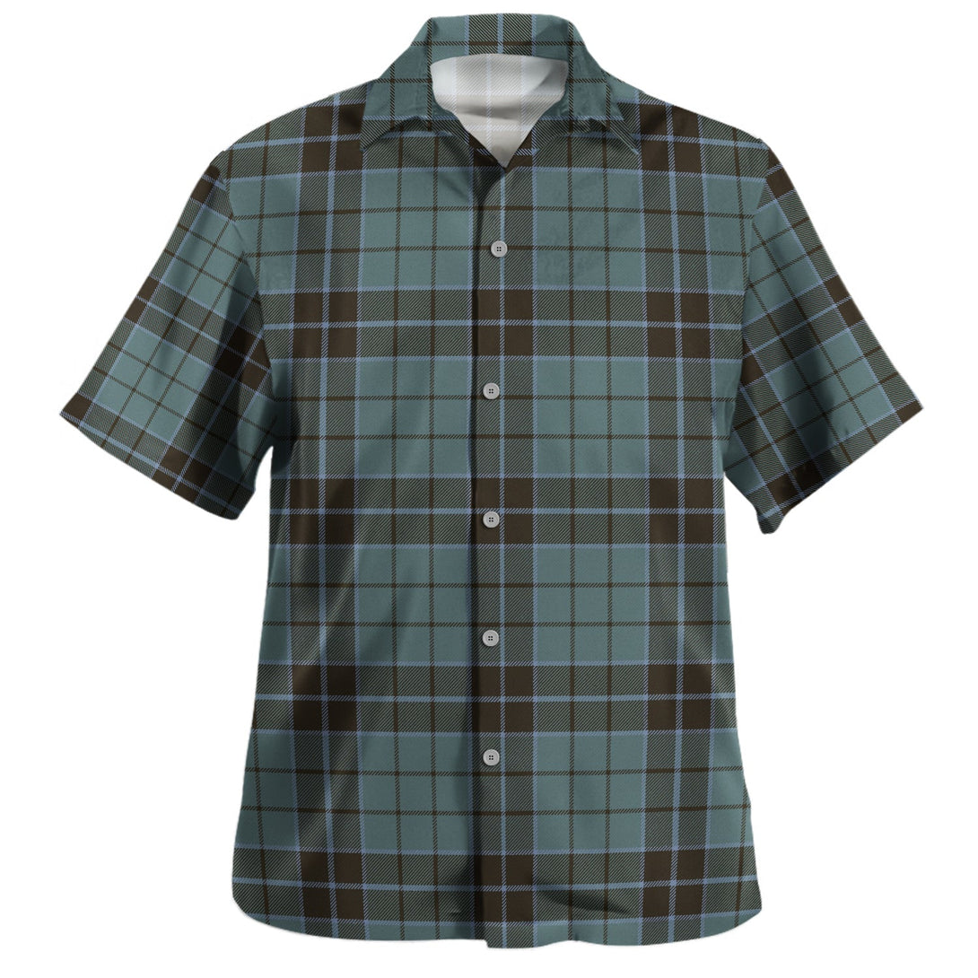 Innes (Georgina) Weathered Clan Badge Tartan Hawaiian Shirt