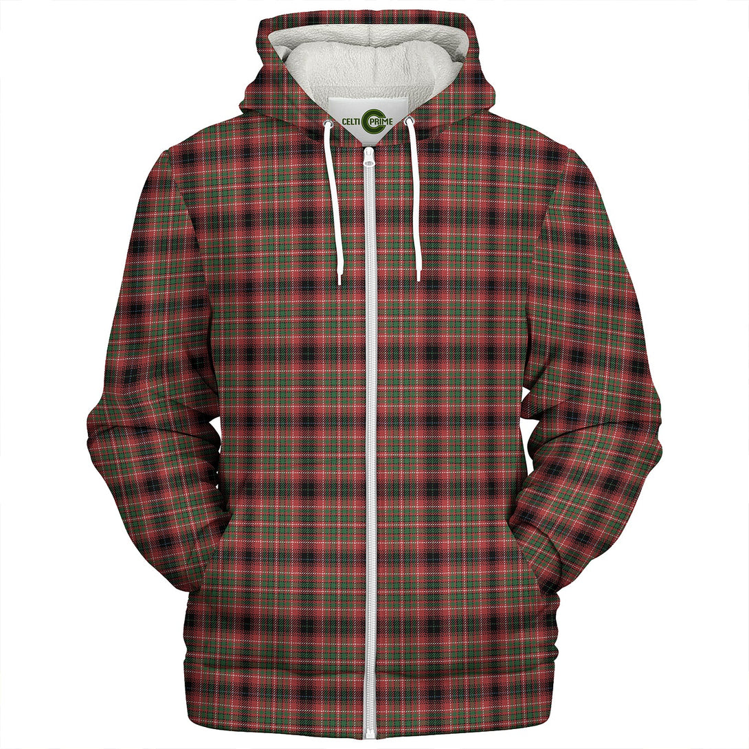 Innes of Cowie Ancient Clan Badge Tartan Sherpa Hoodie