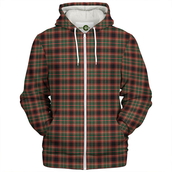 Innes of Cowie Modern Clan Badge Tartan Sherpa Hoodie