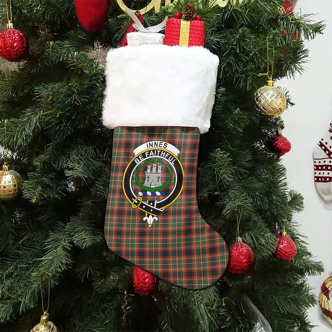 Innes of Cowie Modern Clan Badge Tartan Christmas Stocking