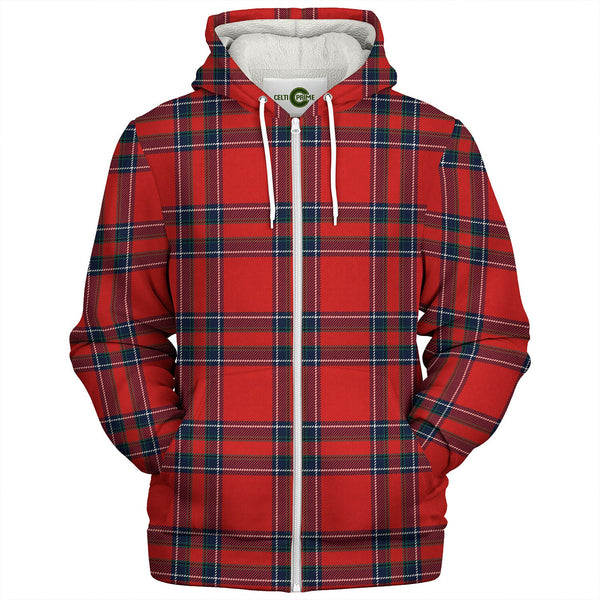 Inverness District (Inverness Earl of Inverness) Modern Tartan Sherpa Hoodie