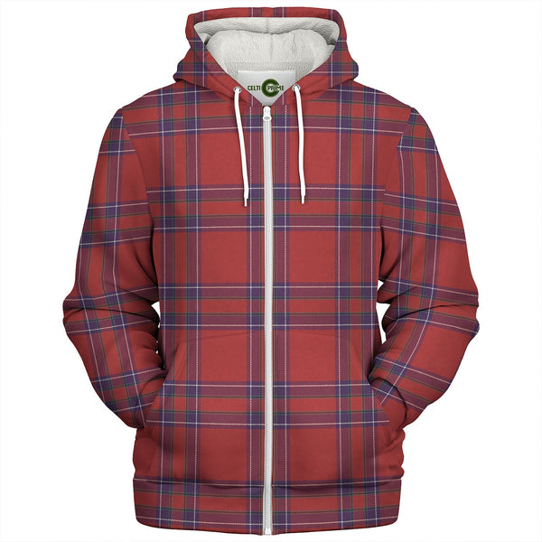 Inverness District (Inverness Earl of Inverness) Weathered Tartan Sherpa Hoodie