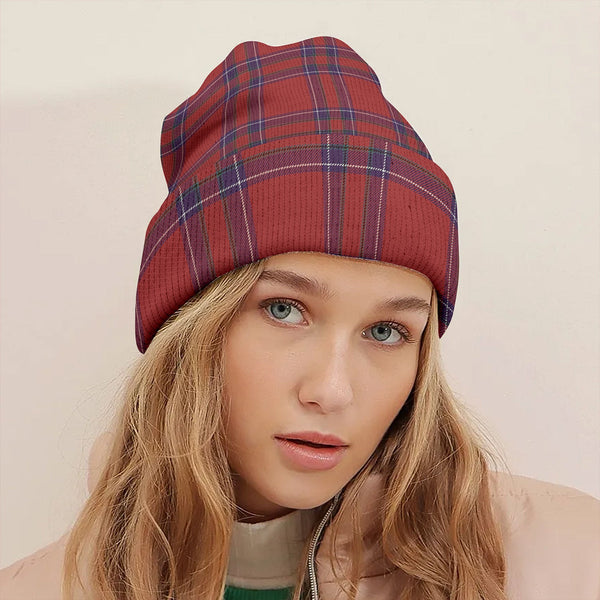 Inverness District (Inverness Earl of Inverness) Weathered Tartan Knitted Beanie