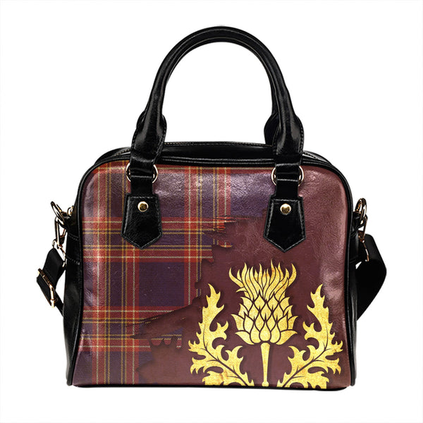 Inverness Hunting (Inverness Duke of York 2) Weathered Tartan Shoulder Handbag Thistle Oldest Style