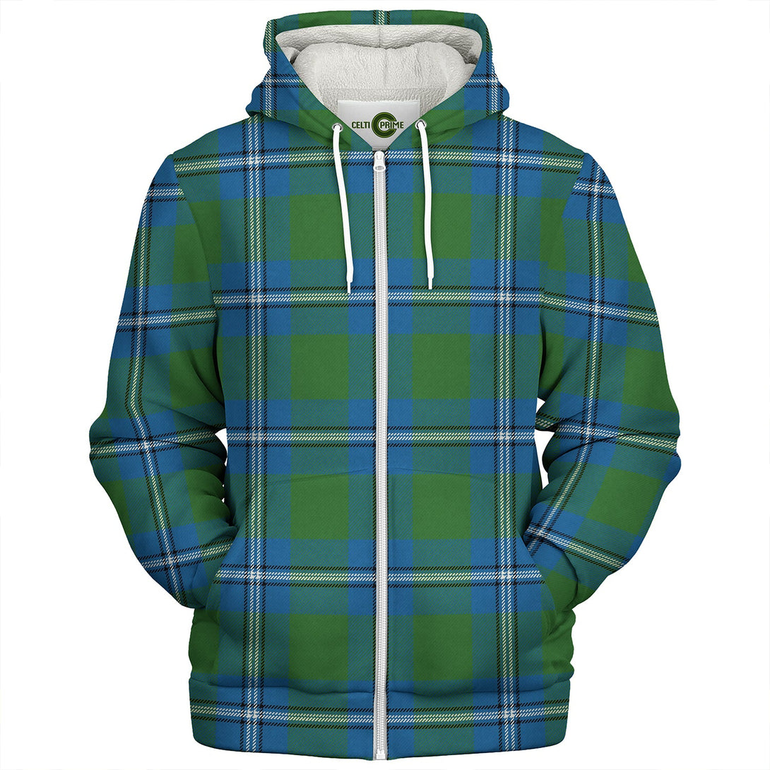 Irvine Ancient Clan Badge Tartan Sherpa Hoodie