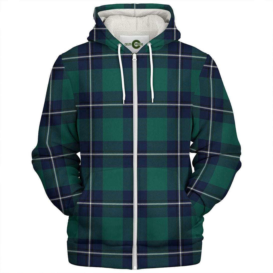 Irvine Modern Clan Badge Tartan Sherpa Hoodie