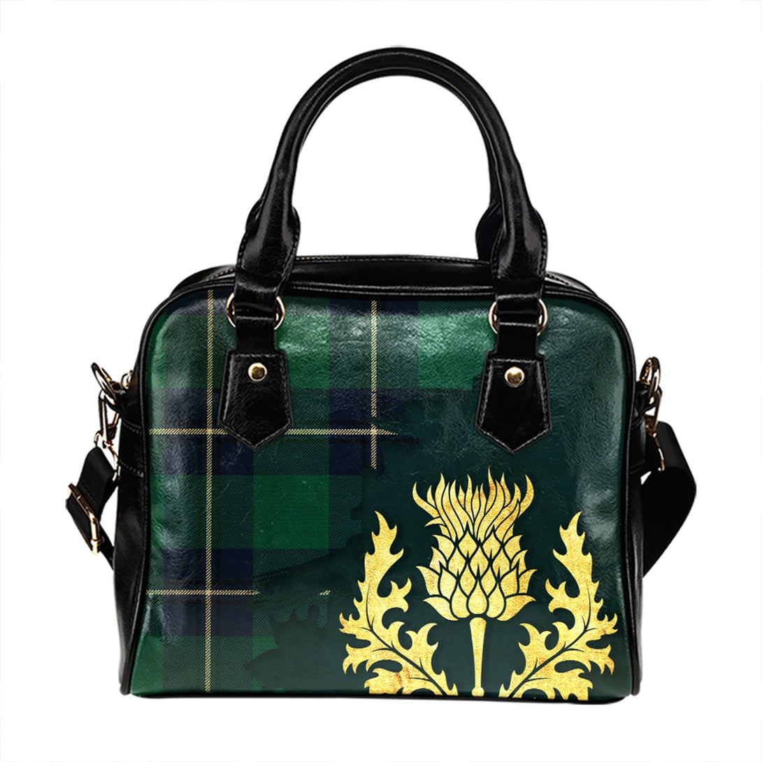 Irvine Modern Tartan Shoulder Handbag Thistle Oldest Style