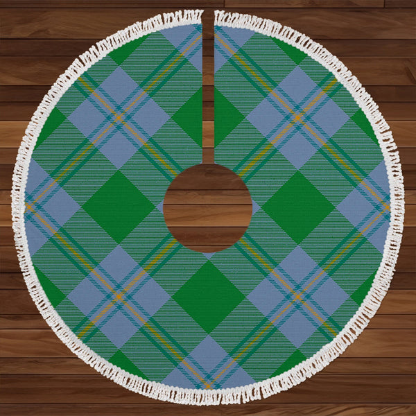 Irvine of Bonshaw Ancient Clan Badge Tartan Christmas Tree Skirt