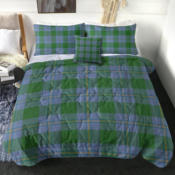 Irvine of Bonshaw Ancient Clan Badge Tartan Comforter