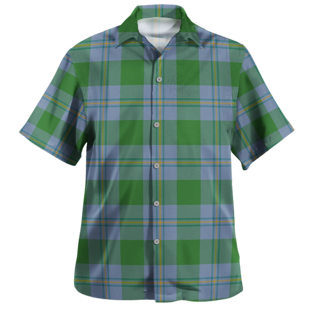 Irvine of Bonshaw Ancient Clan Badge Tartan Hawaiian Shirt