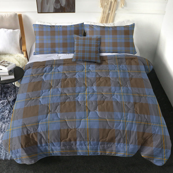 Irvine of Bonshaw Weathered Clan Badge Tartan Comforter