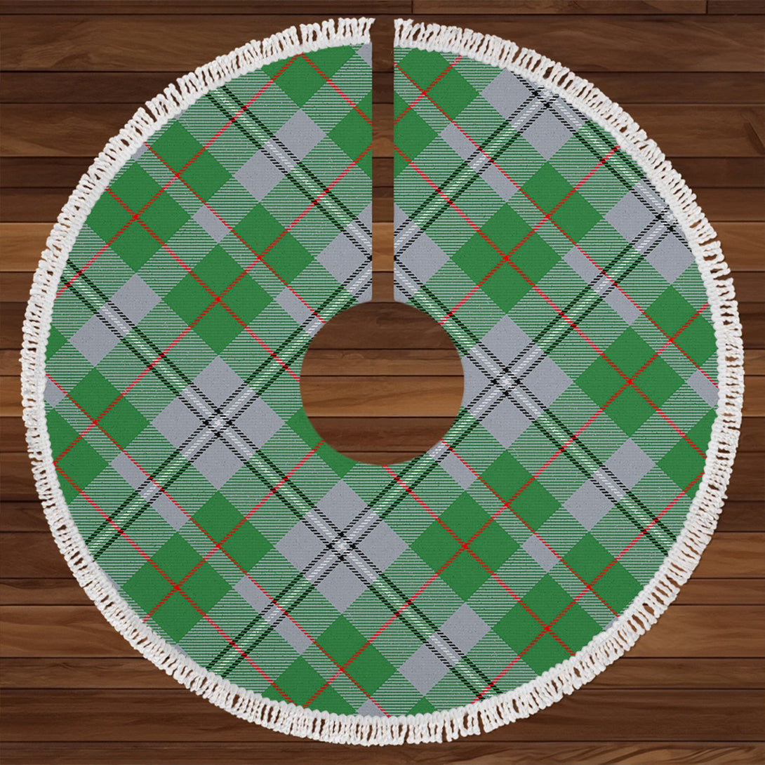 Irvine of Glentulchan Modern Clan Badge Tartan Christmas Tree Skirt