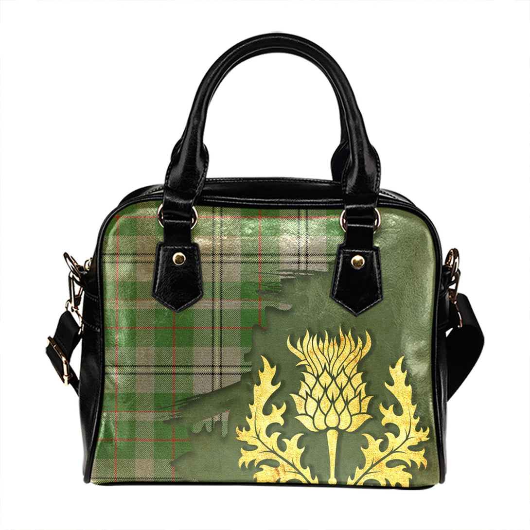 Irvine of Glentulchan Modern Tartan Shoulder Handbag Thistle Oldest Style