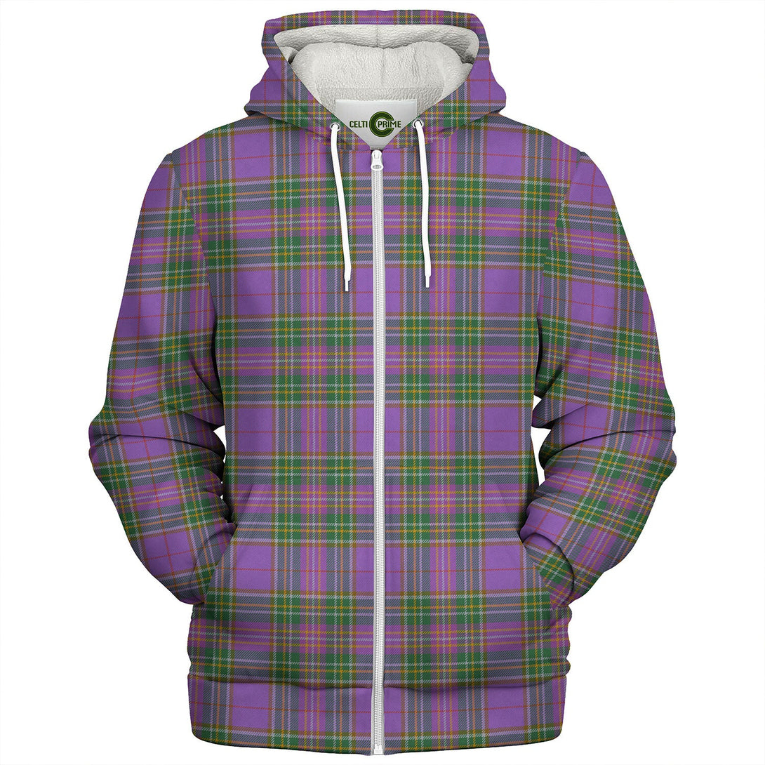 Isle of Man Manx Ancient Tartan Sherpa Hoodie