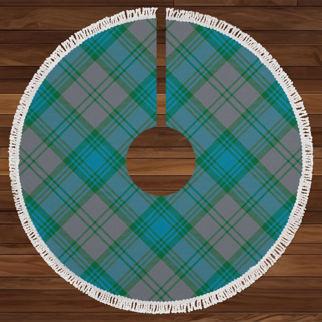 Isle of Man Manx Centenary Ancient Tartan Christmas Tree Skirt