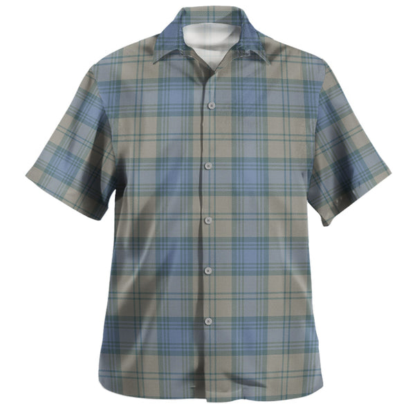 Isle of Man Manx Centenary Weathered Tartan Hawaiian Shirt