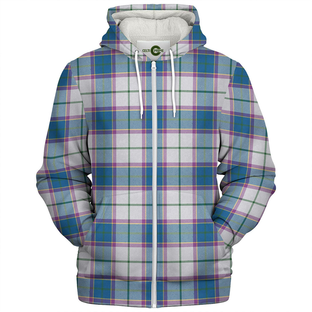 Isle of Man Manx Dress Ancient Tartan Sherpa Hoodie