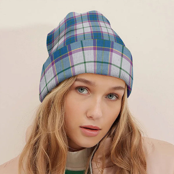 Isle of Man Manx Dress Ancient Tartan Knitted Beanie