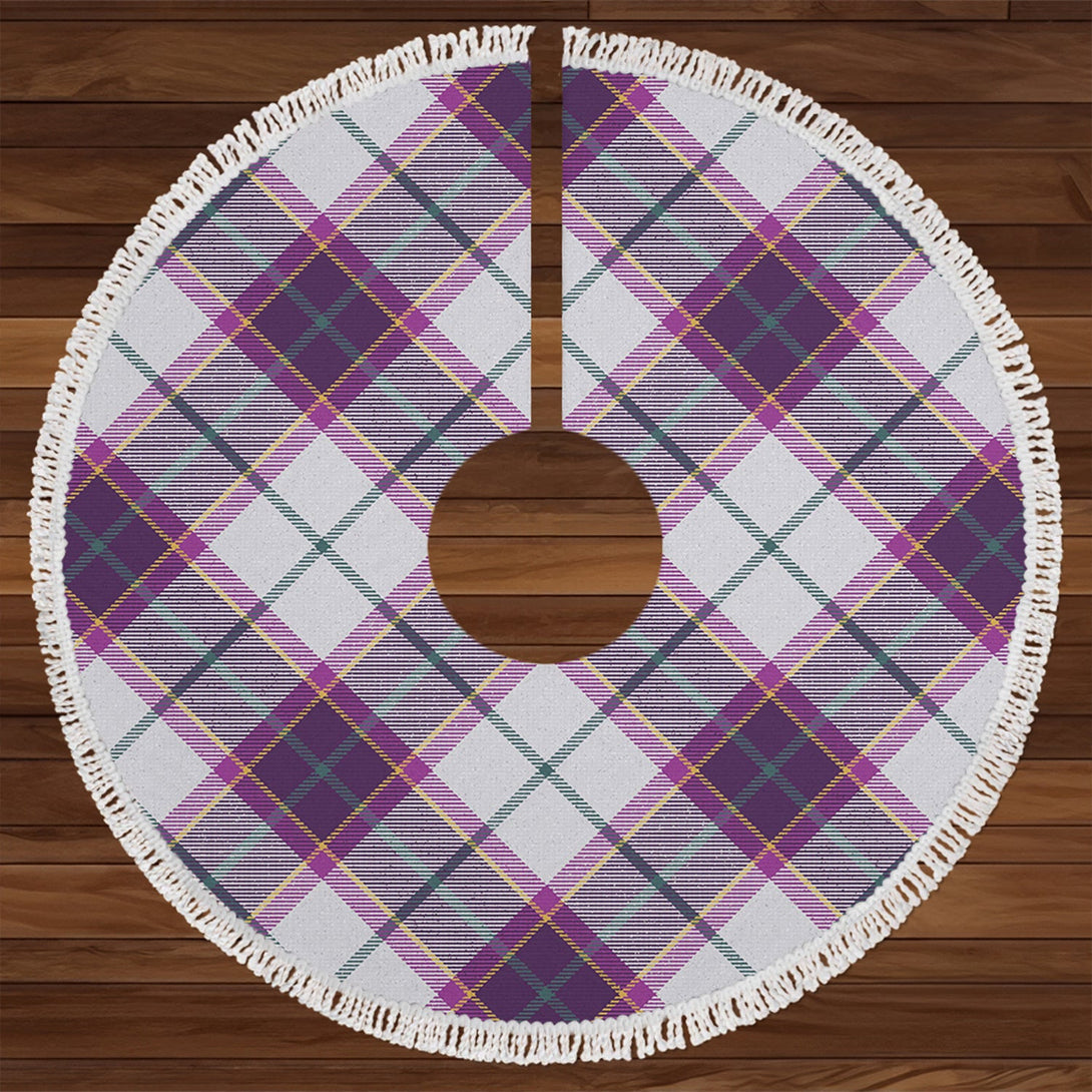 Isle of Man Manx Dress Weathered Tartan Christmas Tree Skirt