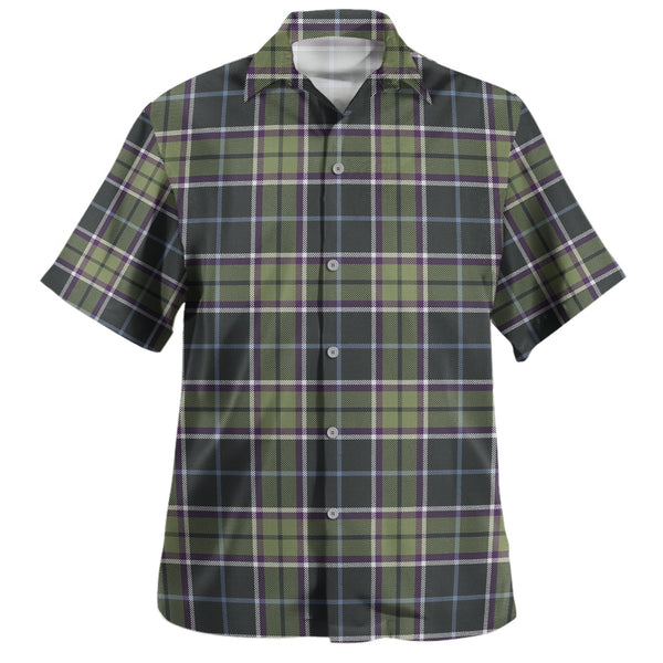 Isle of Man Manx Ellan Vannin Weathered Tartan Hawaiian Shirt