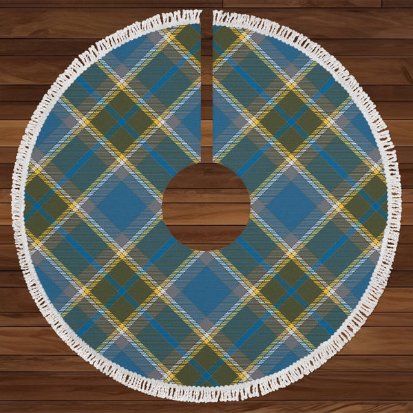 Isle of Man Manx Hunting Ancient Tartan Christmas Tree Skirt