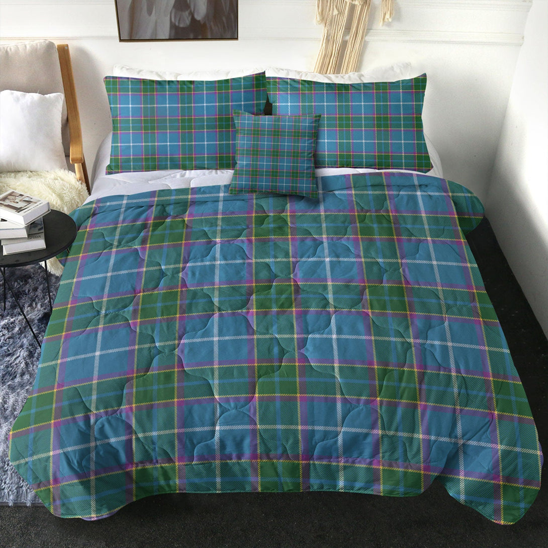 Isle of Man Manx Laxey Blue Ancient Tartan Comforter