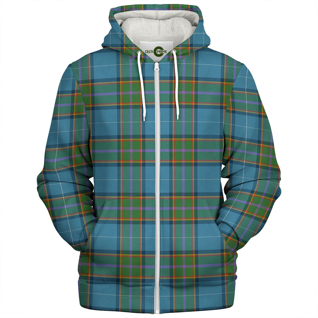 Isle of Man Manx National Tartan Ancient Tartan Sherpa Hoodie