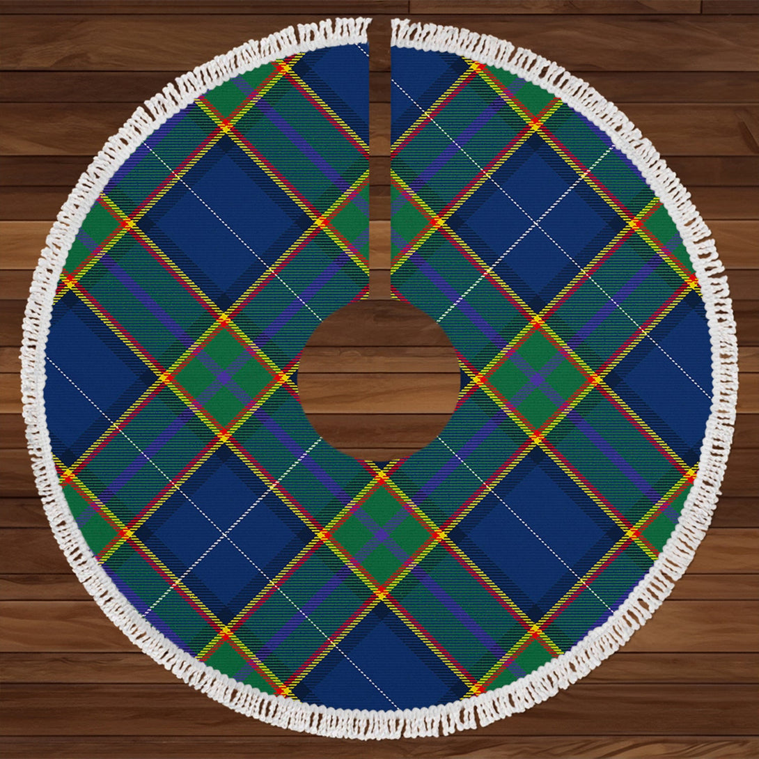 Isle of Man Manx National Tartan Modern Tartan Christmas Tree Skirt