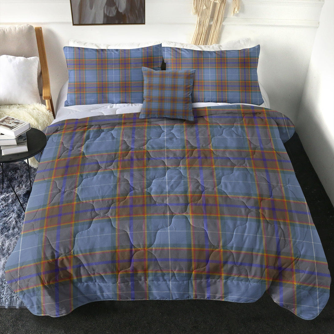 Isle of Man Manx National Tartan Weathered Tartan Comforter