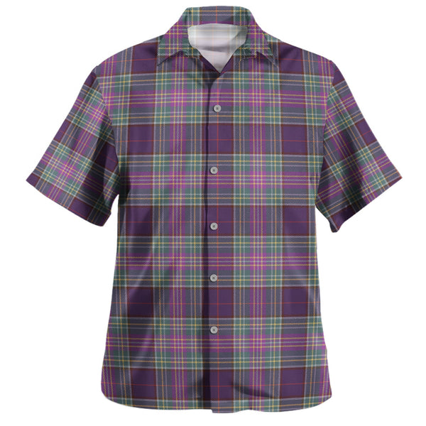 Isle of Man Manx Weathered Tartan Hawaiian Shirt