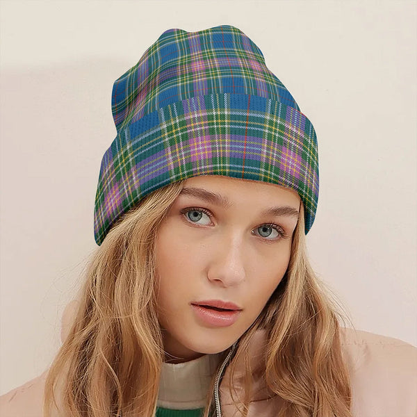 Isle of Man Manx 2 Ancient Tartan Knitted Beanie