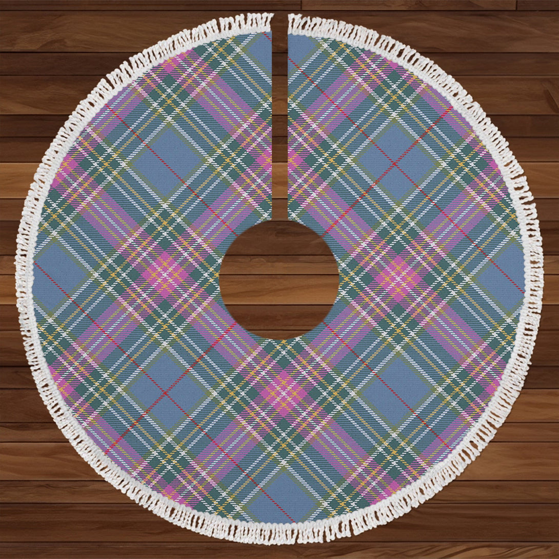 Isle of Man Manx 2 Weathered Tartan Christmas Tree Skirt