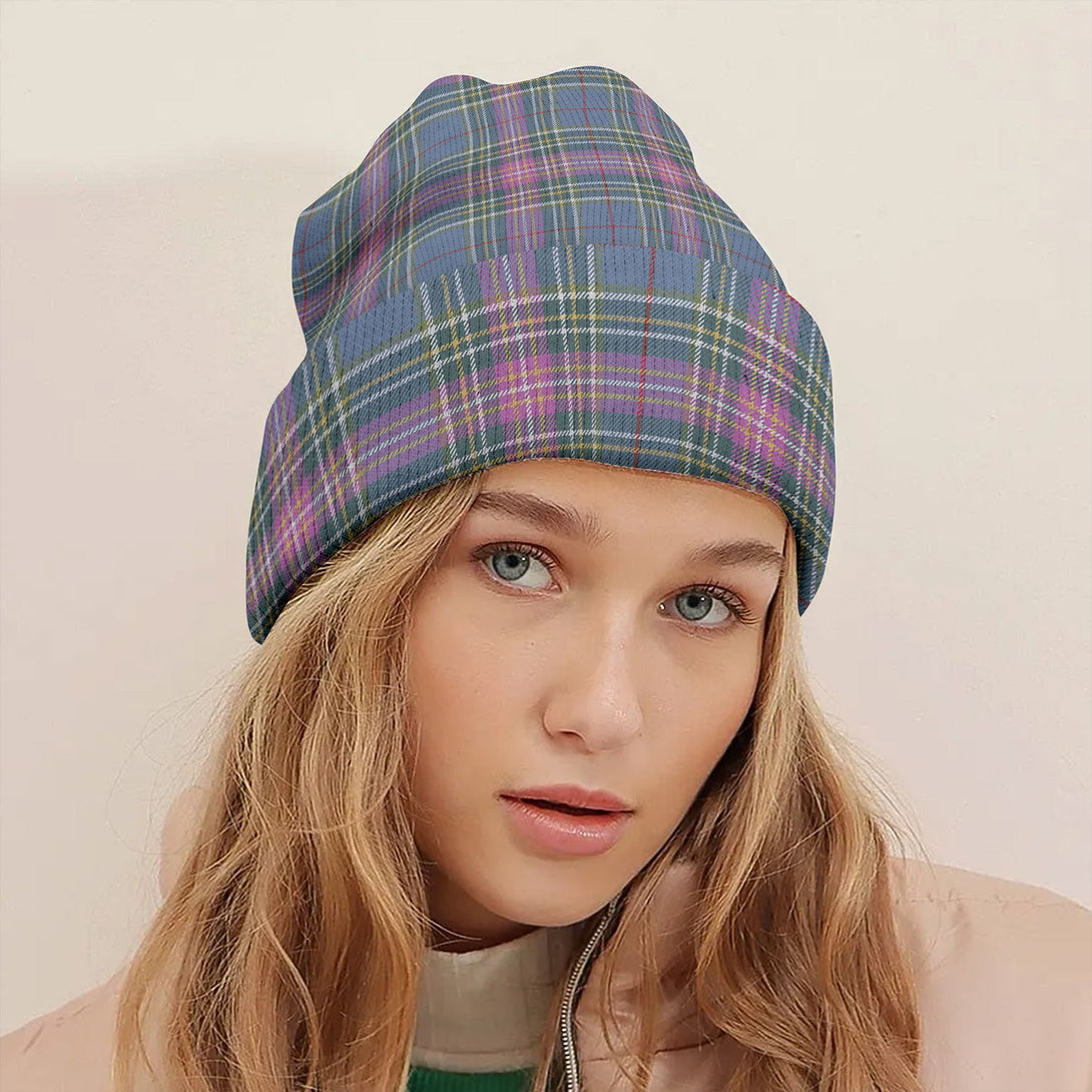 Isle of Man Manx 2 Weathered Tartan Knitted Beanie