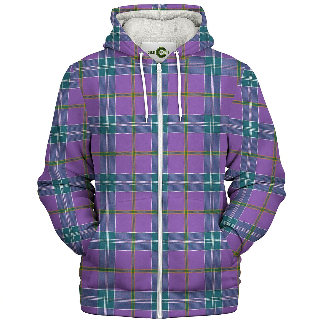 Jackson Ancient Clan Badge Tartan Sherpa Hoodie