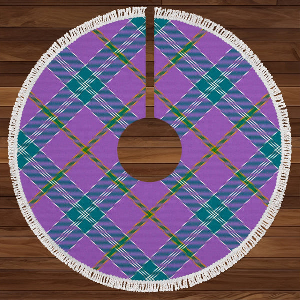 Jackson Ancient Clan Badge Tartan Christmas Tree Skirt