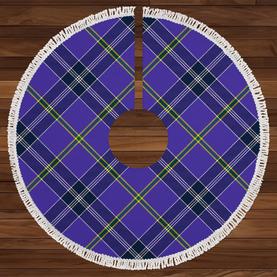 Jackson Modern Clan Badge Tartan Christmas Tree Skirt